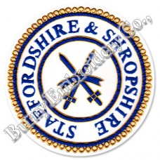 Masonic Regalia Swords Hands Embroidery Blazer Badge